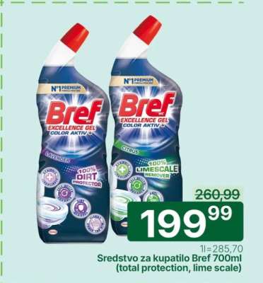 Sredstvo za kupatilo Bref 700ml