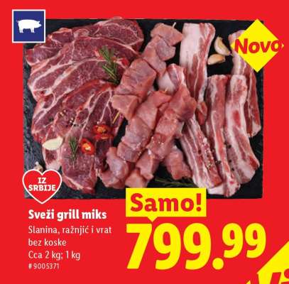 Sveži grill miks