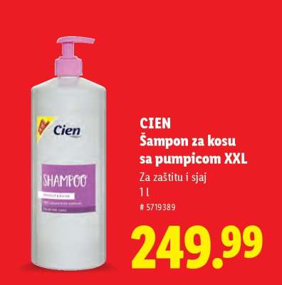 Cien Šampon za kosu sa pumpicom XXL