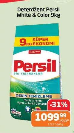 Deterdžent Persil White & Color 9kg