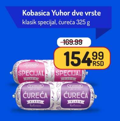 Kobasica Yuhor dve vrste