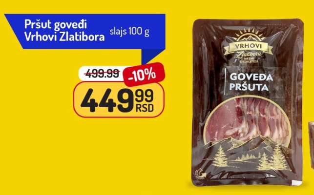 Pršut goveđi Vrhovi Zlatibora