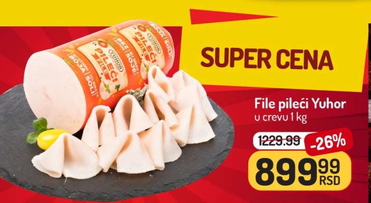File pileći Yuhor u crevu 1 kg