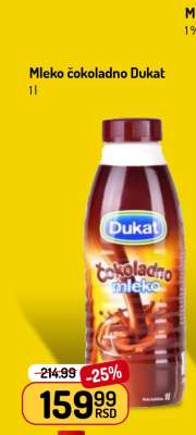 Mleko čokoladno Dukat