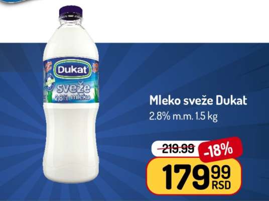 Mleko sveže Dukat