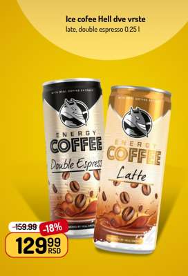 Ice coffee Hell dve vrste