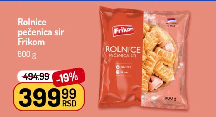 Rolnice pečenica sir Frikom