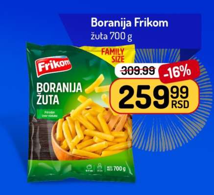 Boranija Frikom žuta 700 g