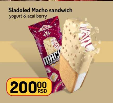 Sladoled Macho sandwich