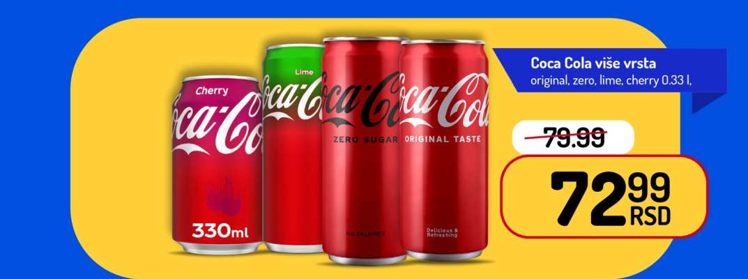 Coca Cola više vrsta