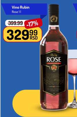 Vino Rubin Rose 1l