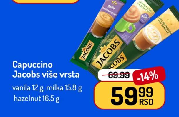 Capuccino Jacobs više vrsta