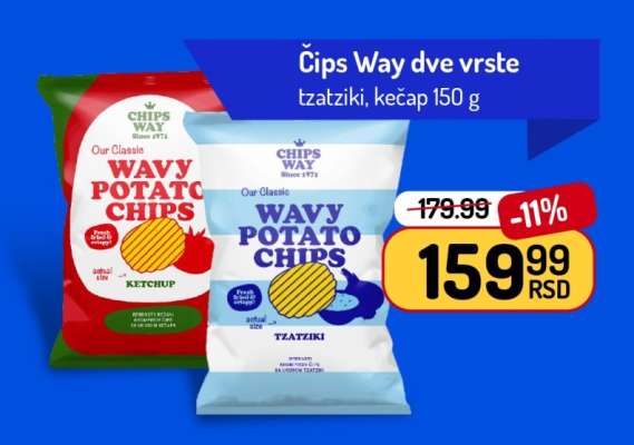 Čips Way dve vrste