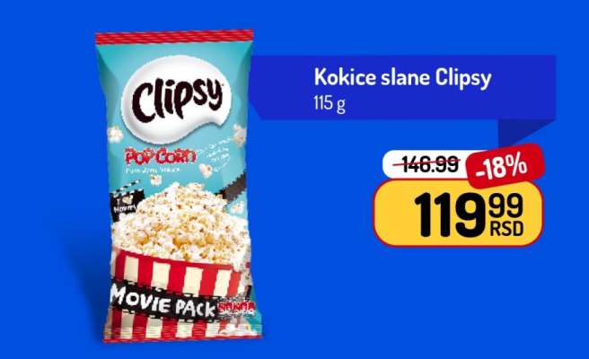 Kokice slane Clipsy