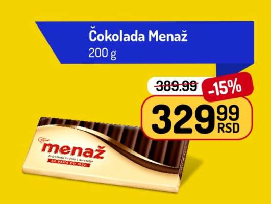 ČOKOLADA MENAŽ
