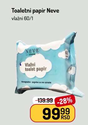 Toaletni papir Neve