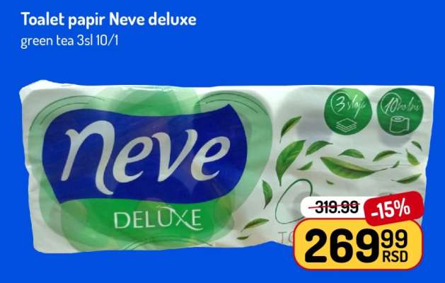 Toalet papir Neve deluxe