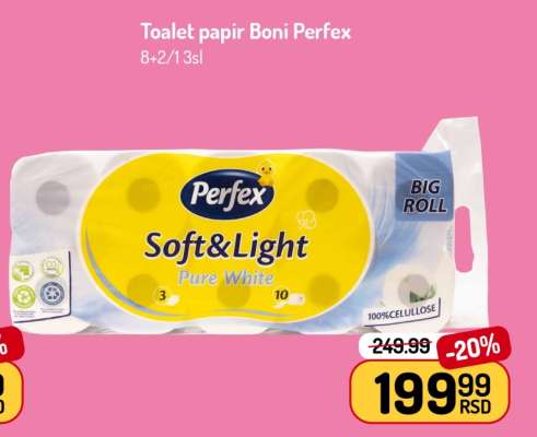 Toalet papir Boni Perfex