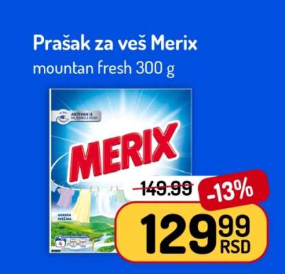 Prašak za veš Merix