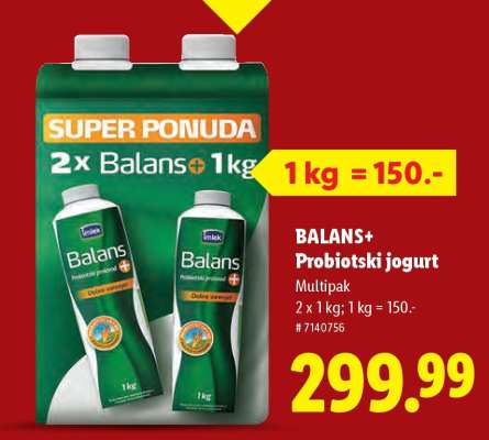 Balans+ Probiotski jogurt