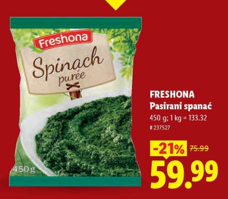 Freshona Pasirani spanać