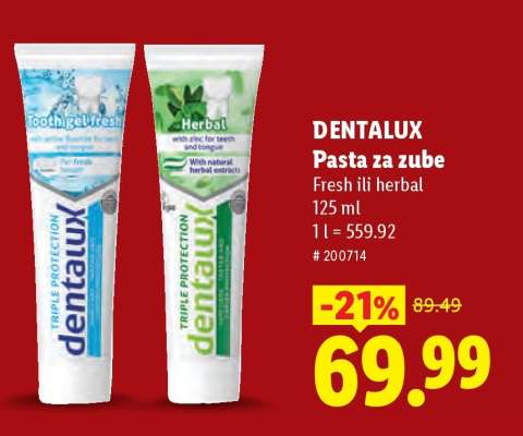 Dentalux Pasta za zube