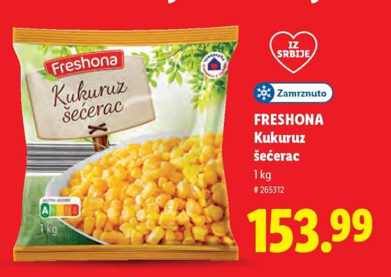 Freshona Kukuruz šećerac