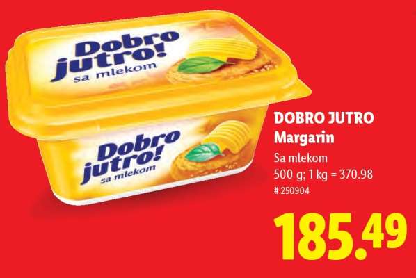 Dobro jutro margarin