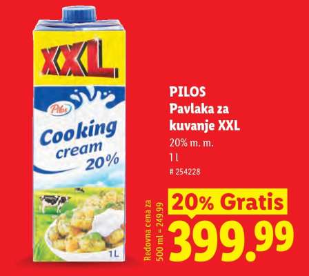 Pilos Pavlaka za kuvanje XXL