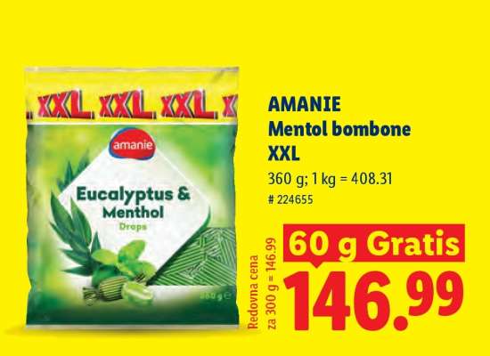 Amanie Mentol bombone XXL