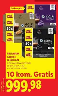 Bellarom Kapsule za kafu XXL