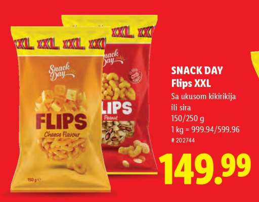 Snack Day Flips XXL