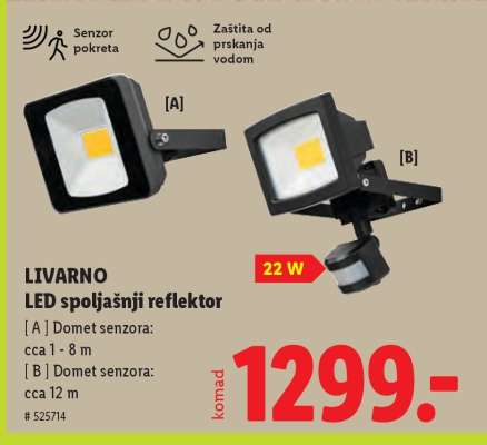 LIVARNO LED spoljašnji reflektor