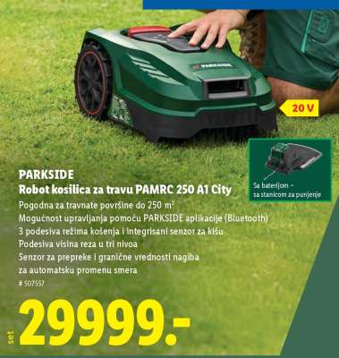 PARKSIDE Robot kosilica za travu PAMRC 250 A1 City