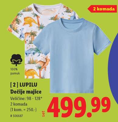 LUPILU Dečije majice