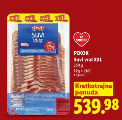 Pikok Suvi vrat XXL