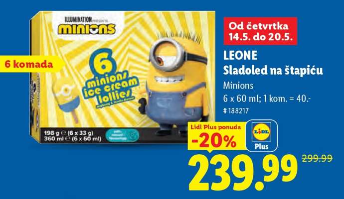 Leone Sladoled na štapiću