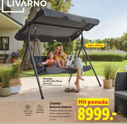 LIVARNO Baštenska ljuljaška