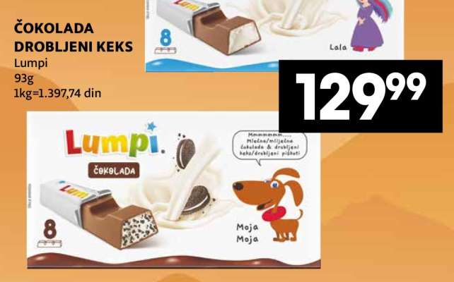 ČOKOLADA DROBLJENI KEKS
