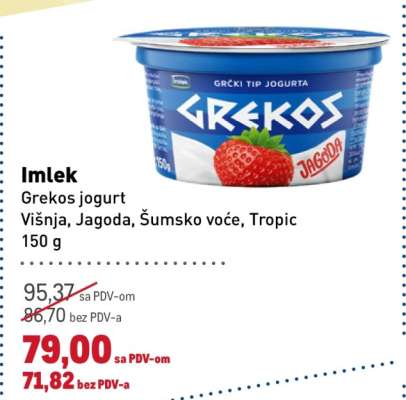Imlek Grekos jogurt