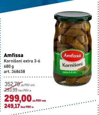 Amfissa Kornišoni extra 3-6