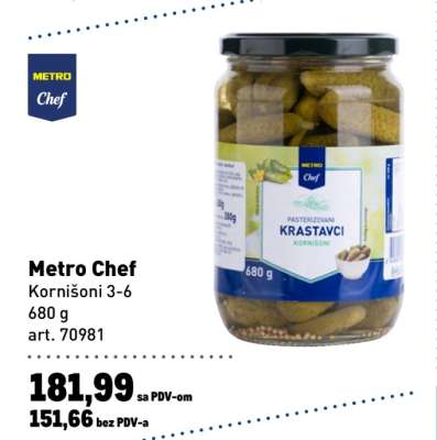 Metro Chef Kornisoni 3-6