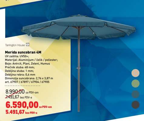 Merida suncobran 4M
