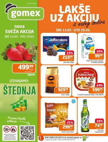 Gomex katalog - 13.05.2026 - 26.05.2026.
