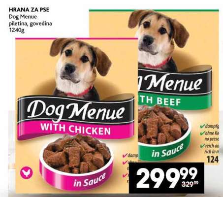 Dog Menue