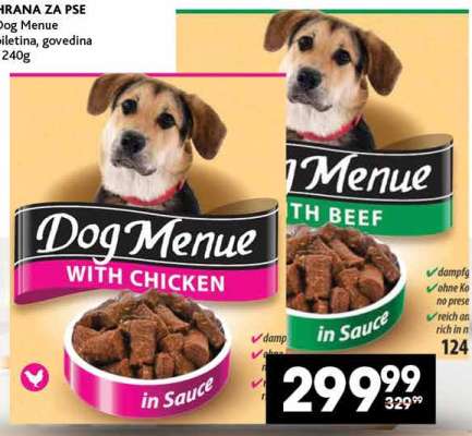 Dog Menue