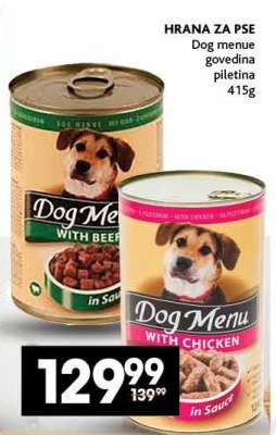 Dog Menu
