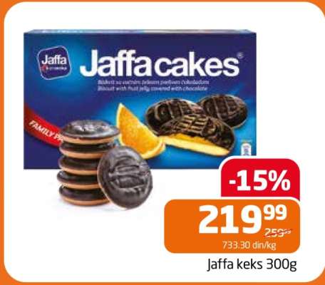 Jaffa keks 300g