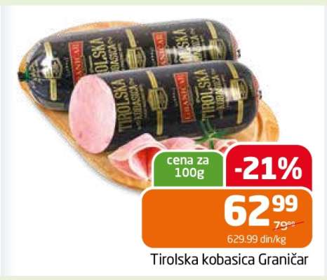 Tirolska kobasica Graničar