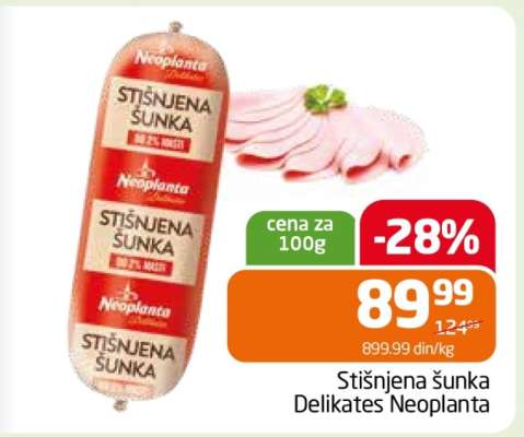 Stišnjena šunka Delikates Neoplanta
